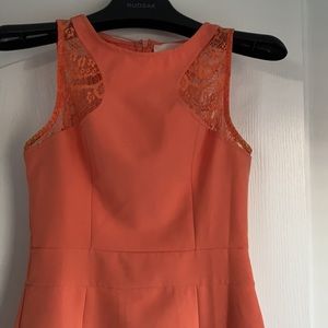 Formal Fitted Dress with Lace Details